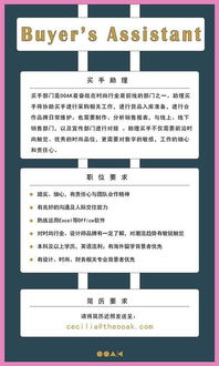 買(mǎi)手助理 設(shè)計(jì)助理 公關(guān)助...